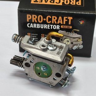 Карбюратор для бензопил 4500, 5200 з виходом під праймер метал ProCraft B80904 фото