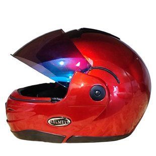 Мотошлем HELMET HF-108 красний размер M 14210366 фото